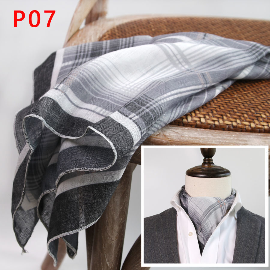 ผ้าพันคอสี่เหลี่ยมจัตุรัสผู้ชา - Bandana Cotton บทวิจารณ์และราคา