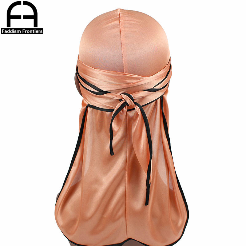 แฟชั่นผู้ชายใหม่ซาติน Durags B - Bandana Doo Rag บทวิจารณ์และราคา