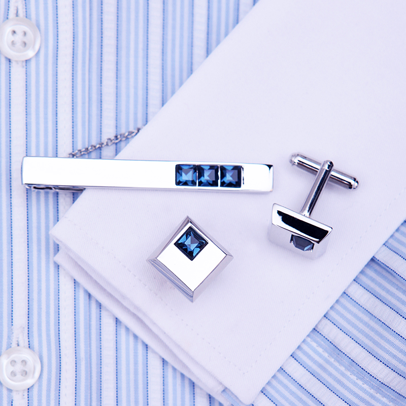 KFLK คุณภาพสูง Cuff Links เนคไ - Tie Bar Set Gift บทวิจารณ์และราคา