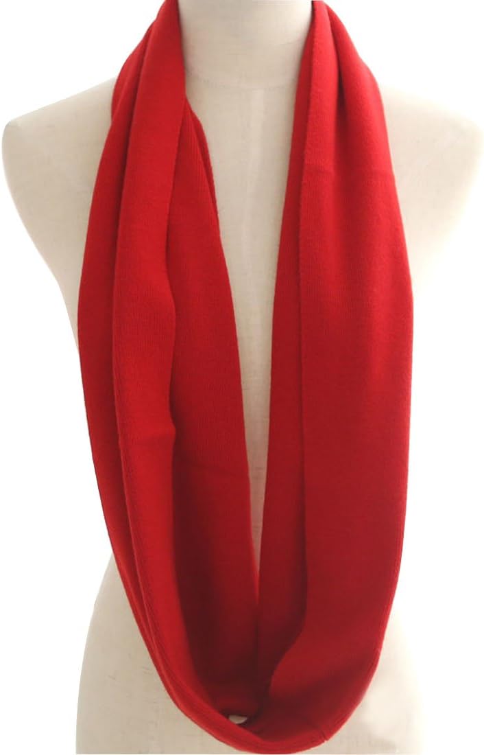 ผ้าพันคอแคชเมียร์เนื้อนุ่มใช้ไ - Infinity Scarf Knit บทวิจารณ์และราคา