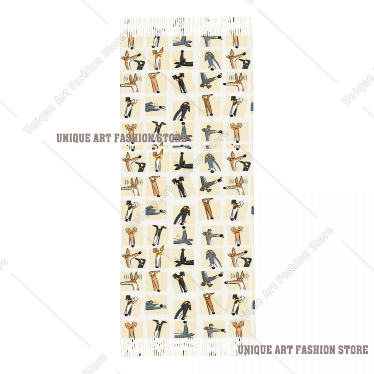 ผ้าพันคอพู่ห้อยสำหรับผู้หญิง ส - Pashmina Wrap Large บทวิจารณ์และราคา