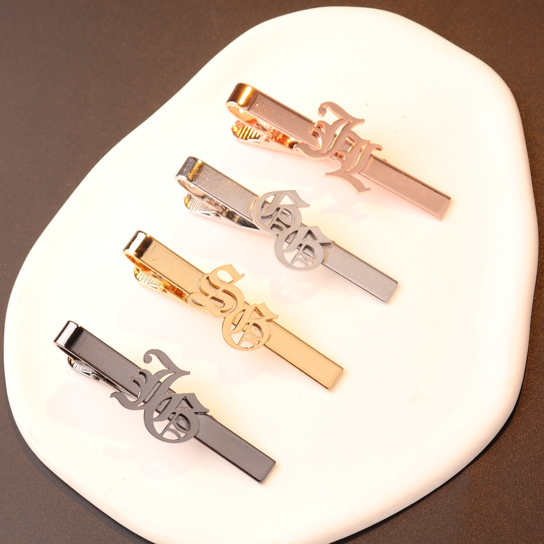 Custom ชื่อเริ่มต้น Tie คลิปสํ - Tie Clip Silver บทวิจารณ์และราคา