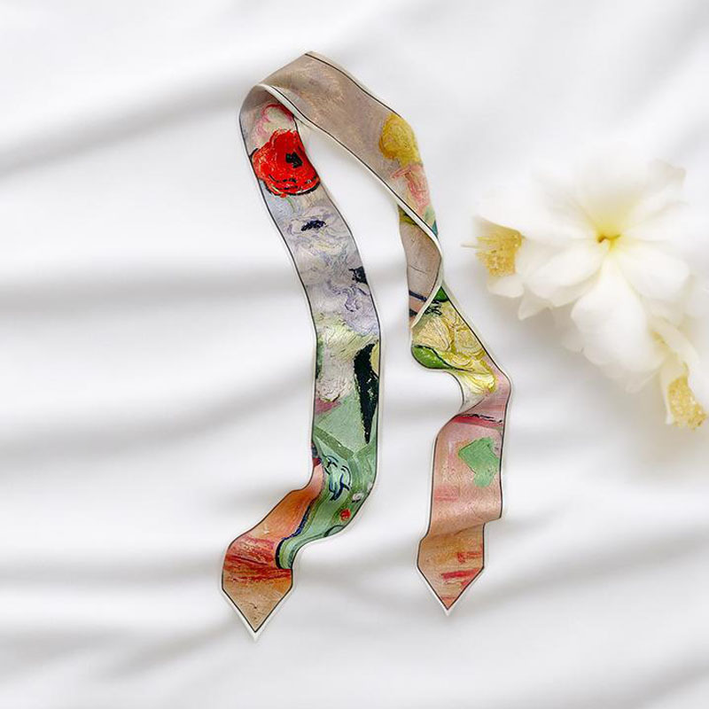 ผ้าพันคอผูกผมแบบยาว ผ้าพันคอผื - Face Scarf Mask บทวิจารณ์และราคา