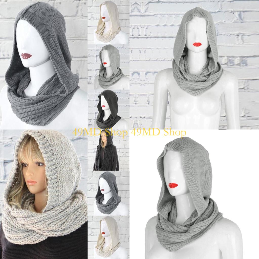 49MD เสื้อสวมหัวถักสำหรับหมวกผ - Infinity Scarf Knit บทวิจารณ์และราคา