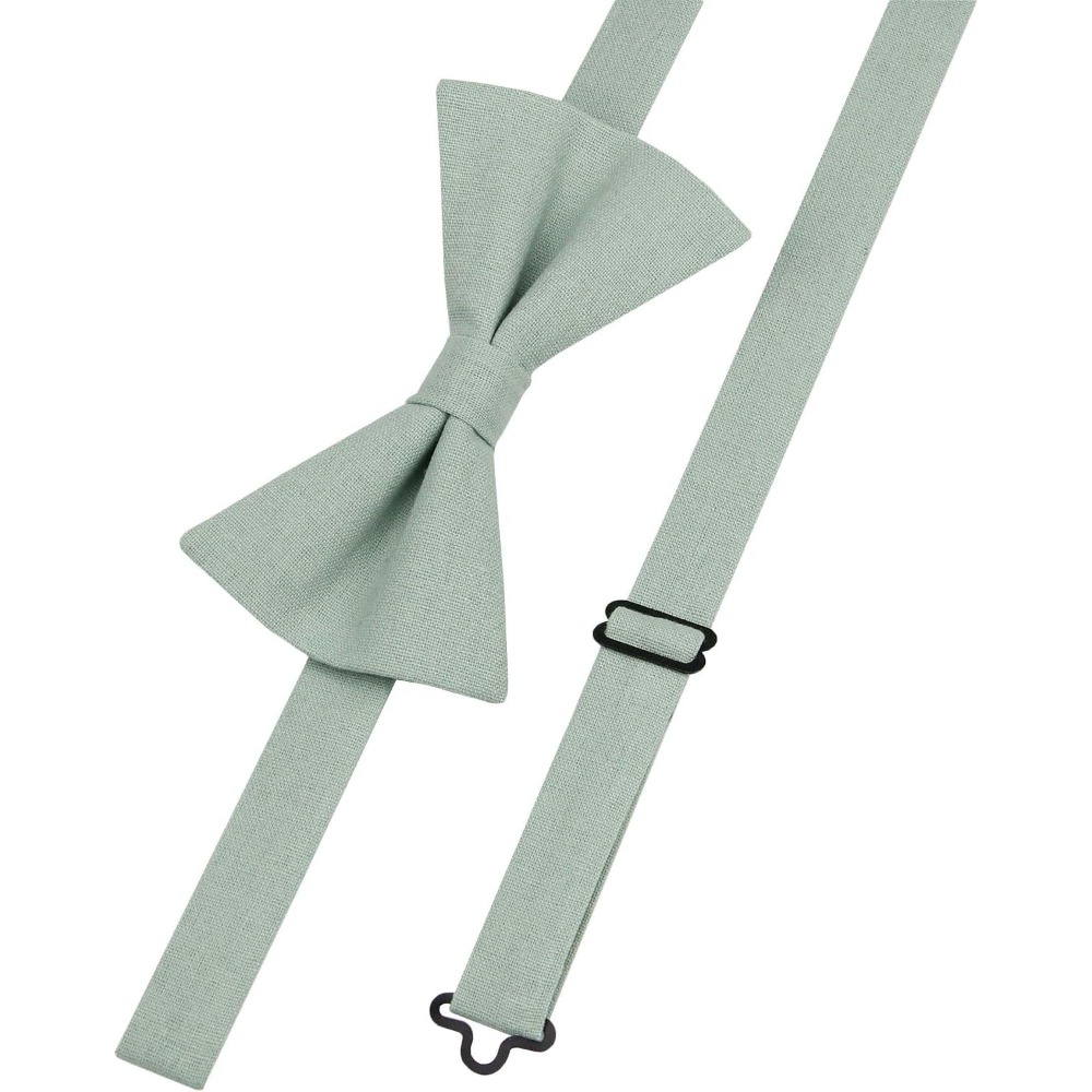 โบว์ไทผ้าลินินคอตตอน - โบว์สำเ - Bow Tie Pre Tied บทวิจารณ์และราคา
