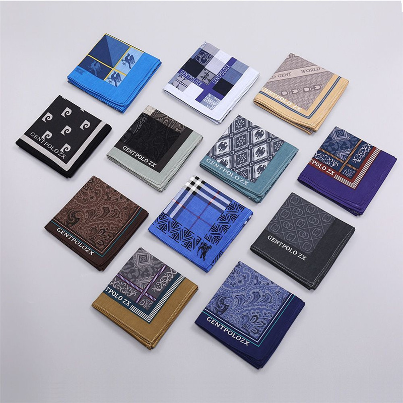 3 ชิ้นผู้ชายผ้าฝ้ายพิมพ์ลายสก๊ - Handkerchief Cotton Men บทวิจารณ์และราคา