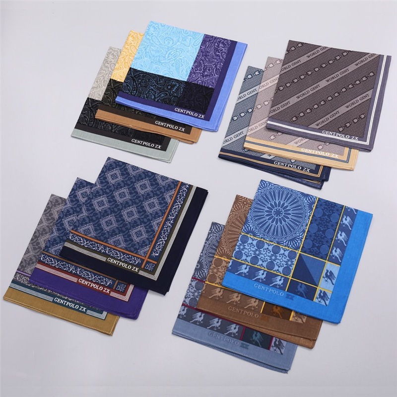 3 ชิ้นผู้ชายผ้าฝ้ายพิมพ์ลายสก๊ - Handkerchief Cotton Men บทวิจารณ์และราคา