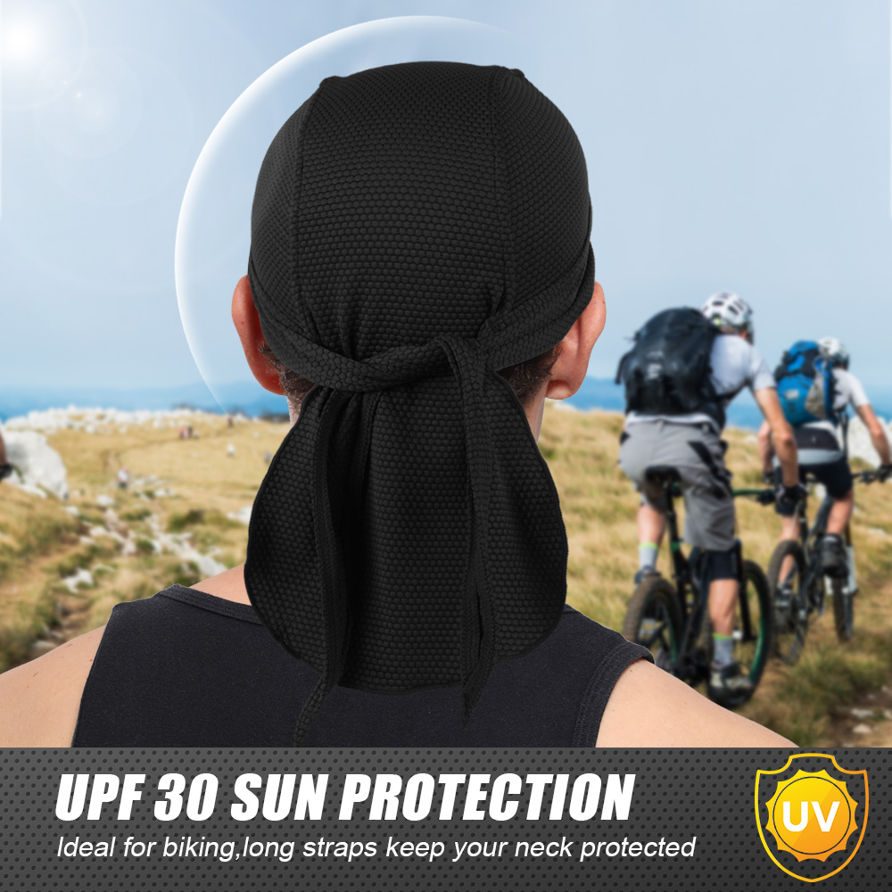 ผ้าพันคอแห้งเร็ว ผ้าคลุมศีรษะก - Bandana Doo Rag บทวิจารณ์และราคา