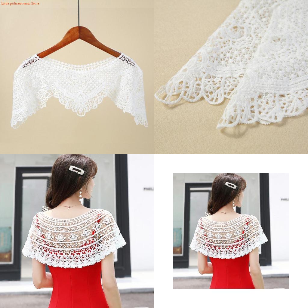 F92D ผู้หญิงเย็บปักถักร้อยดอกไ - Stole Wedding Shawl บทวิจารณ์และราคา