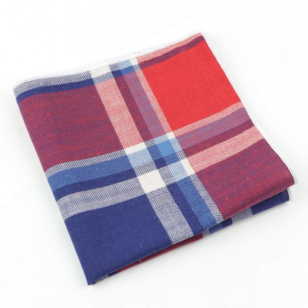 ผู้ชายผ้าเช็ดหน้าผ้าฝ้ายทอการพ - Handkerchief Cotton Men บทวิจารณ์และราคา