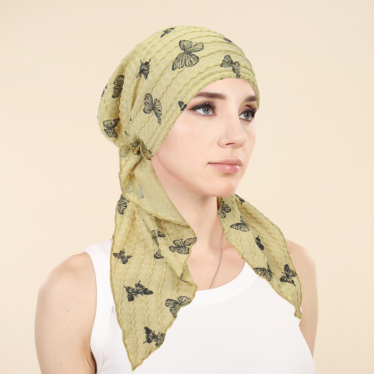 หมวกฮิญาบสำหรับผู้หญิงมุสลิม ผ - Head Wrap Turban บทวิจารณ์และราคา