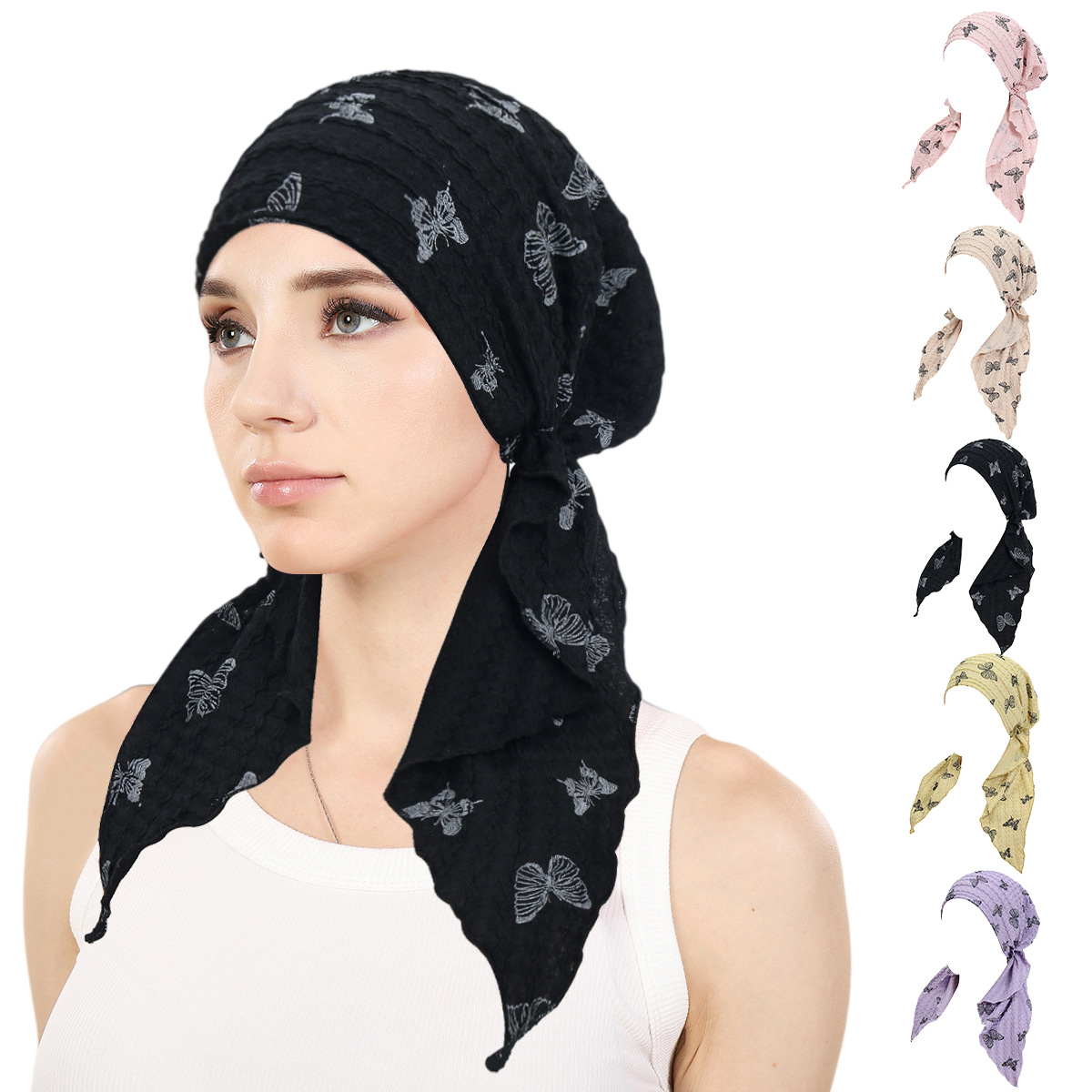 หมวกฮิญาบสำหรับผู้หญิงมุสลิม ผ - Head Wrap Turban บทวิจารณ์และราคา