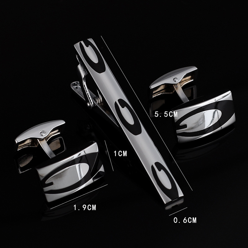 Mens Ties Cufflinks ชุดอุปกรณ์ - Tie Bar Set Gift บทวิจารณ์และราคา