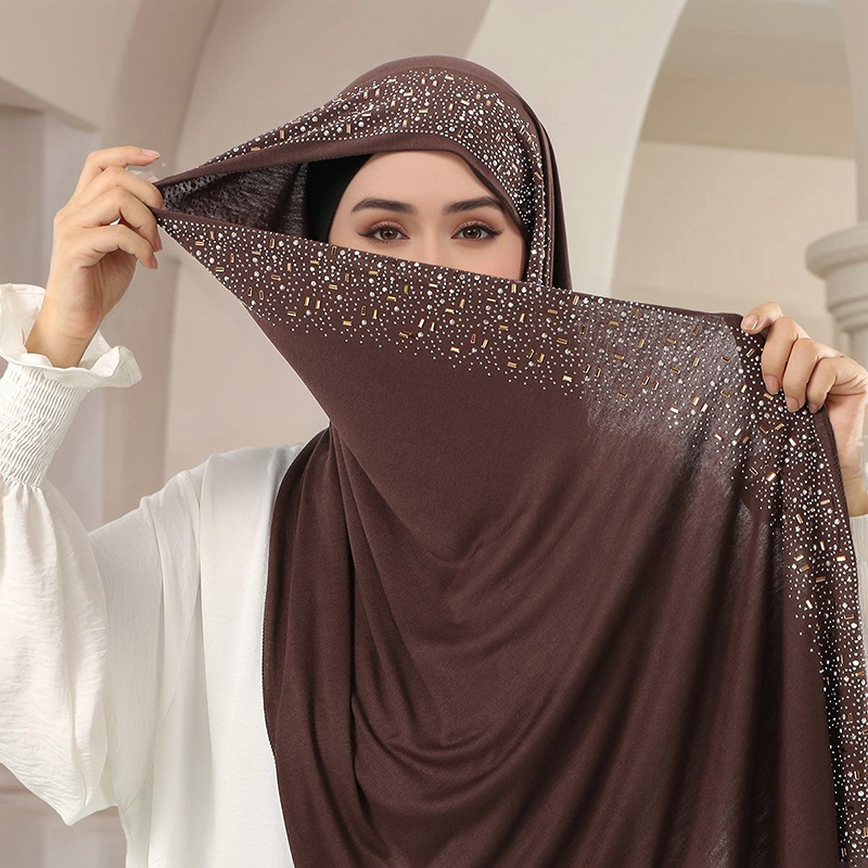 ผ้าคลุมศีรษะฮิญาบสำหรับผู้หญิง - Bandana Cotton บทวิจารณ์และราคา