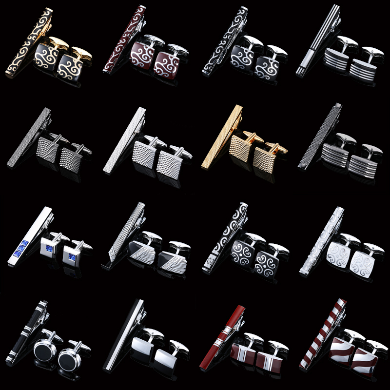 คุณภาพสูงข้อมือและชุดคลิป Tie  - Tie Bar Set Gift บทวิจารณ์และราคา