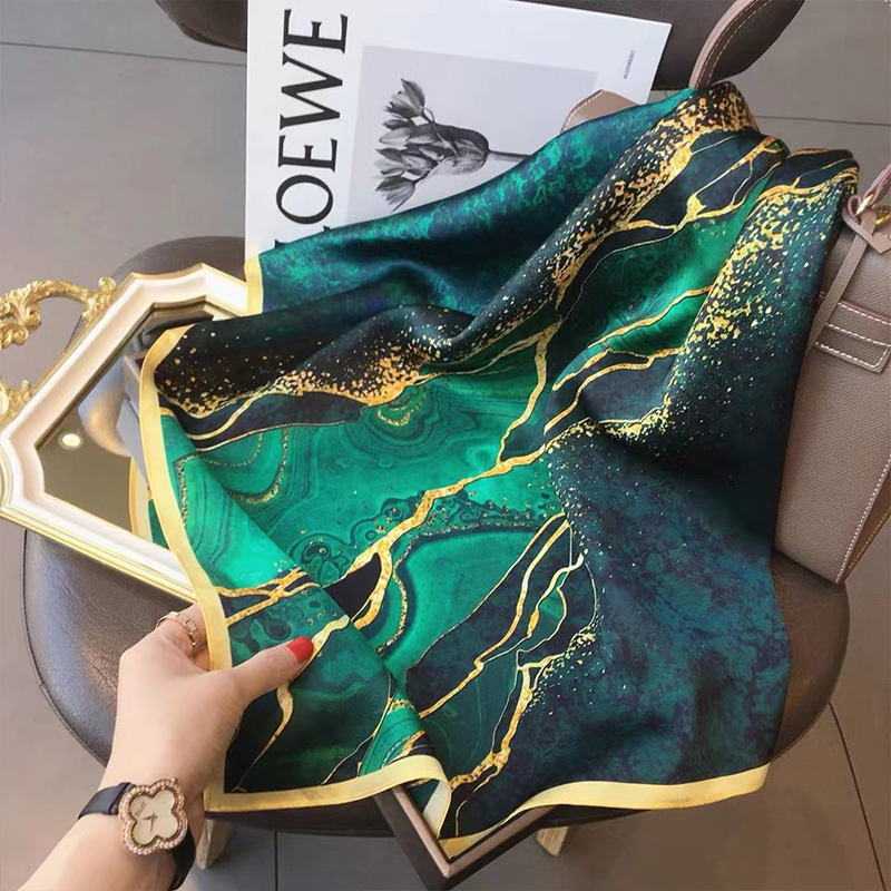 70x70 ซม.ผ้าพันคอผู้หญิงผ้าไหม - Face Scarf Mask บทวิจารณ์และราคา