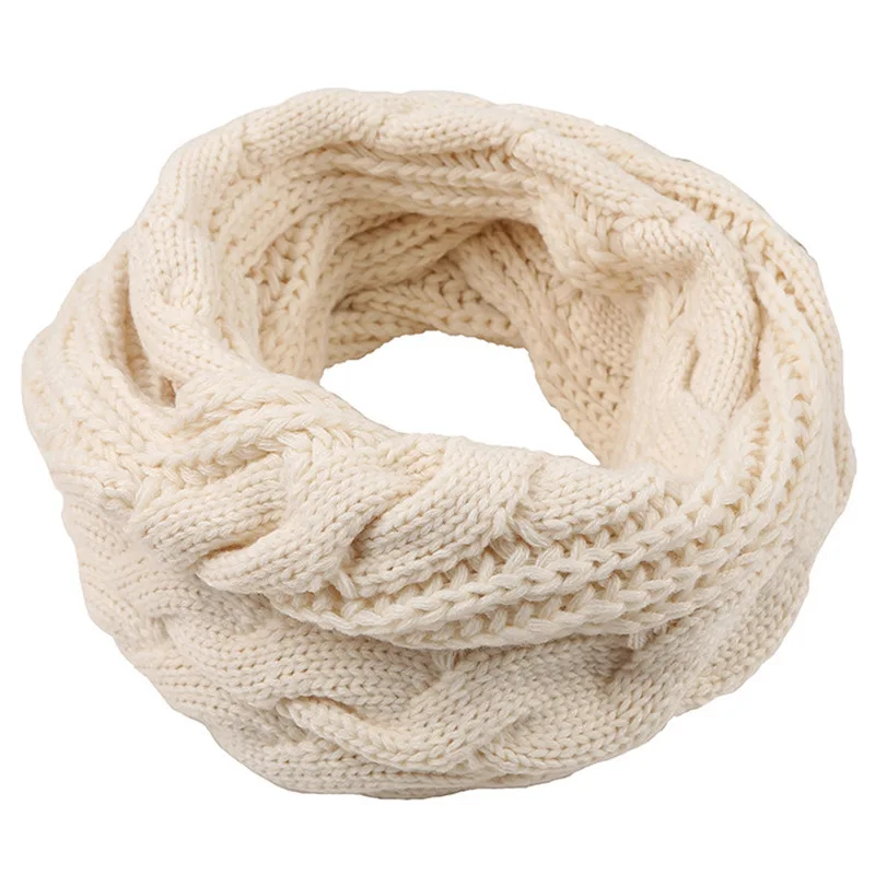 ผู้ชายผู้หญิงเด็กชายหญิงหนาถัก - Infinity Scarf Knit บทวิจารณ์และราคา