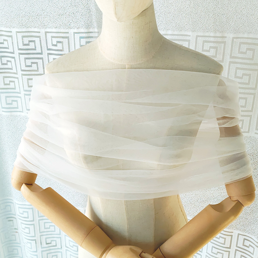 ผู้หญิงจีบTulle Sheer Wrapงานแ - Stole Wedding Shawl บทวิจารณ์และราคา