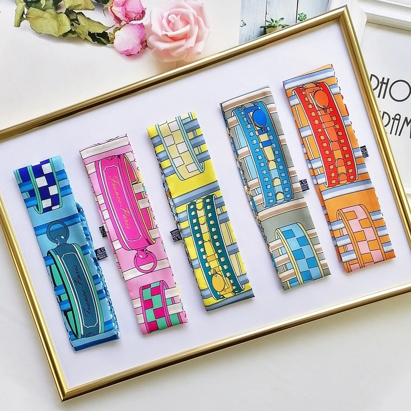 ผ้าพันคอไหมทวิลล์แฟชั่นสำหรับผ - Silk Neck Scarf บทวิจารณ์และราคา