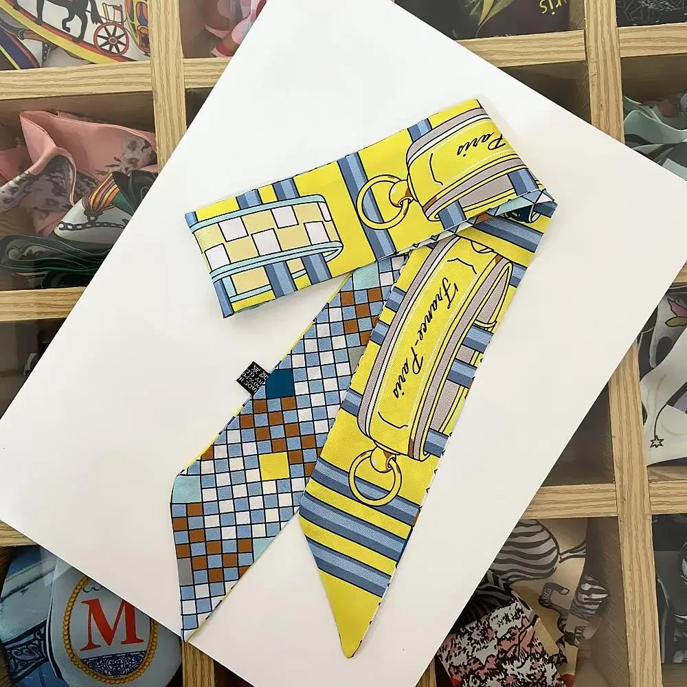 ผ้าพันคอไหมทวิลล์แฟชั่นสำหรับผ - Silk Neck Scarf บทวิจารณ์และราคา