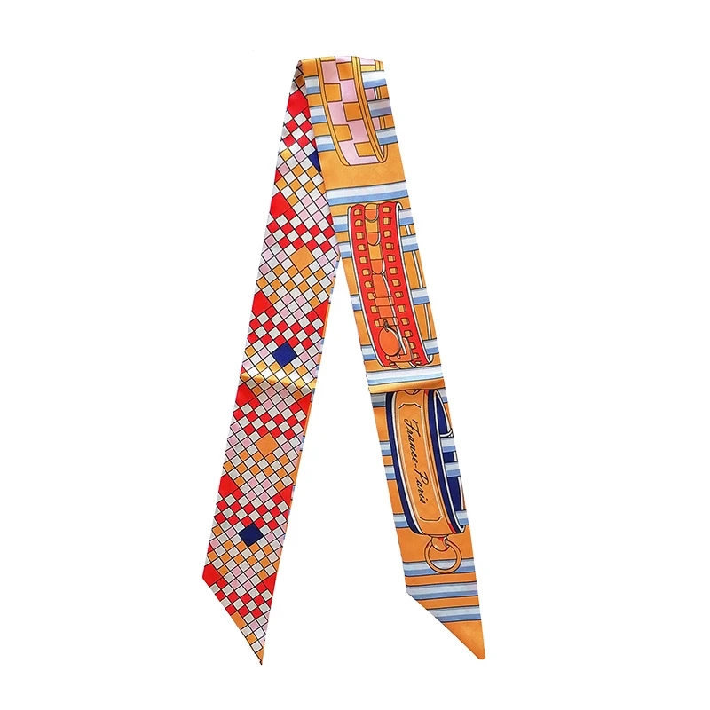 ผ้าพันคอไหมทวิลล์แฟชั่นสำหรับผ - Silk Neck Scarf บทวิจารณ์และราคา