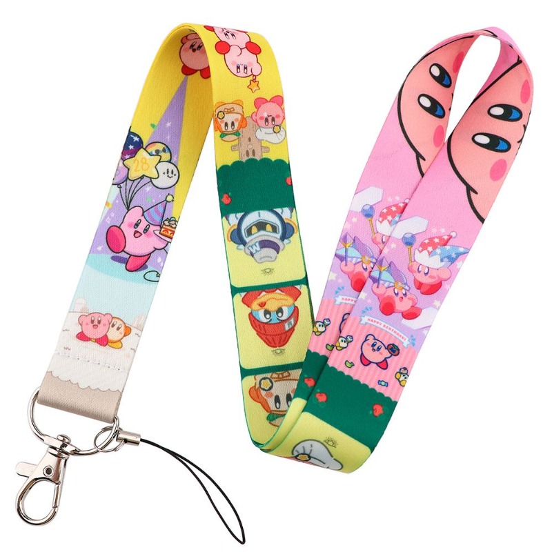 สายคล้องคอคิรบี้น่ารักสีสันสดใ - Lanyard Badge Holder บทวิจารณ์และราคา
