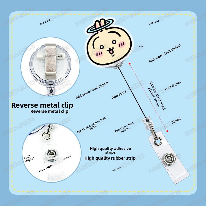 ที่ใส่บัตรแบบยืดหดได้ลายการ์ตู - Lanyard Badge Holder บทวิจารณ์และราคา
