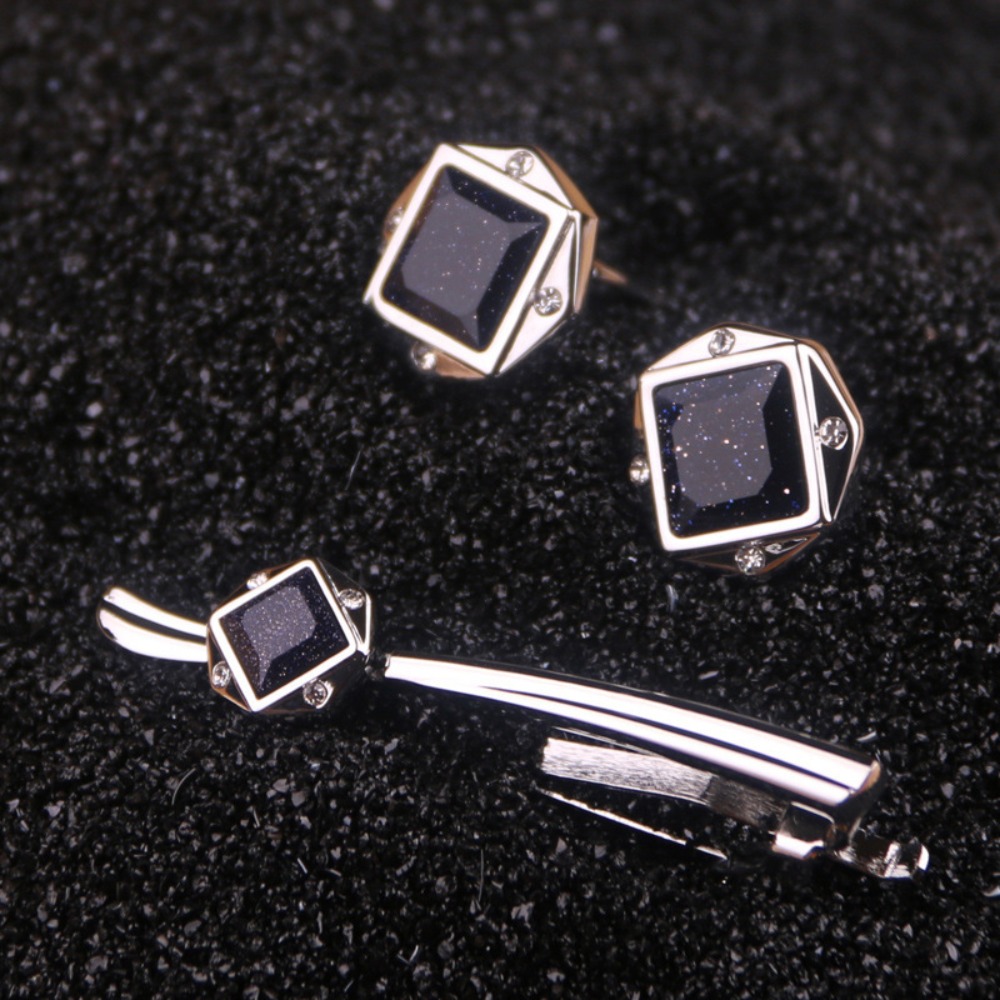 ชุดเซ็ตเข็มกลัดเนคไทสำหรับผู้ช - Tie Bar Set Gift บทวิจารณ์และราคา