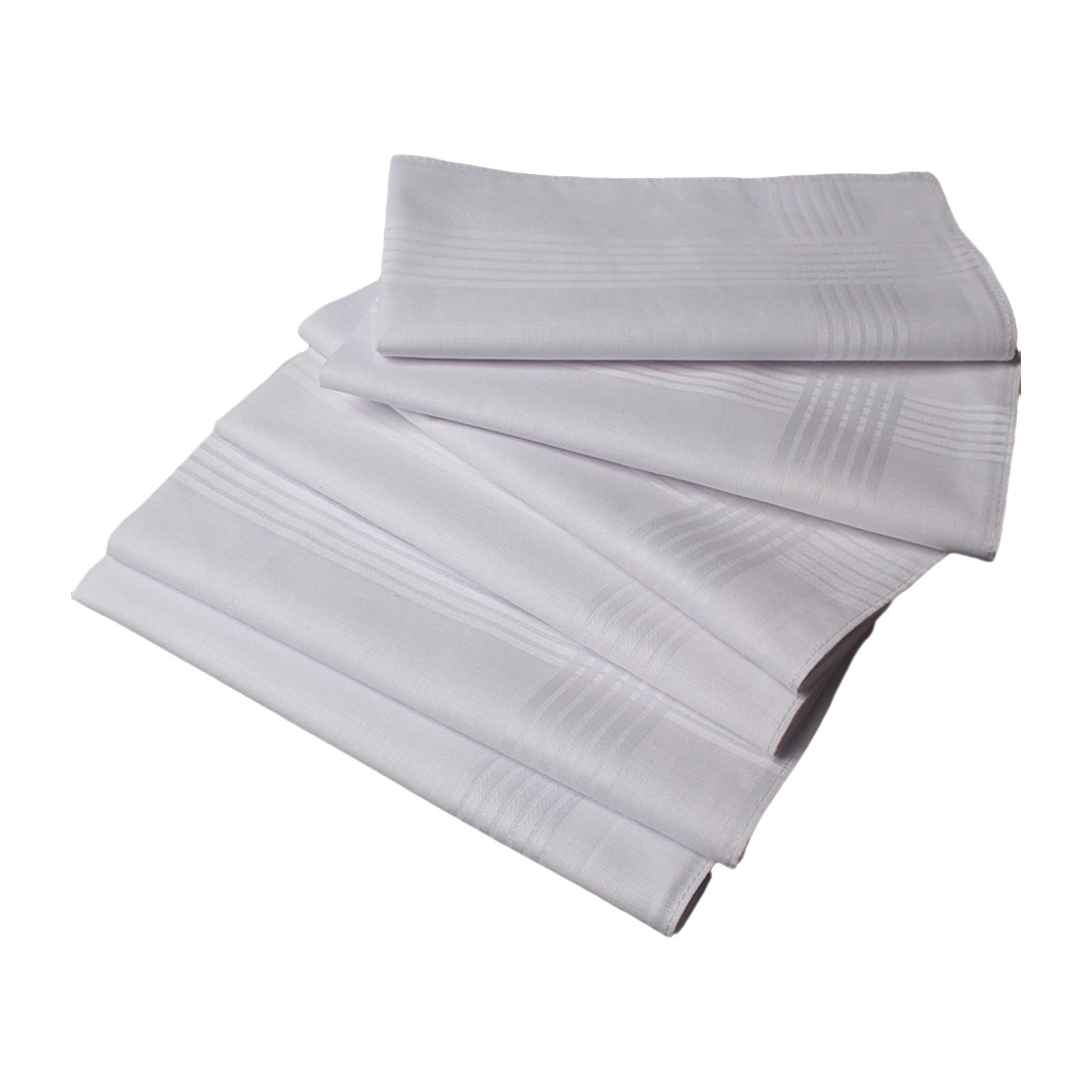 6x ผ้าเช็ดหน้าผู้ชาย ชุดของขวั - Handkerchief Cotton Men บทวิจารณ์และราคา