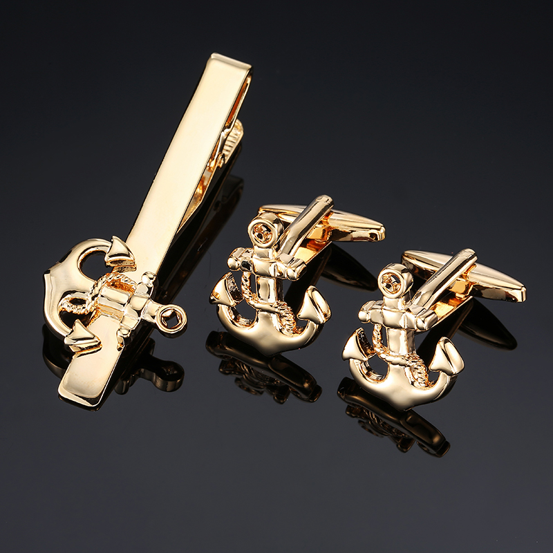 คุณภาพสูง Cuff Links เนคไทคลิป - Tie Bar Set Gift บทวิจารณ์และราคา