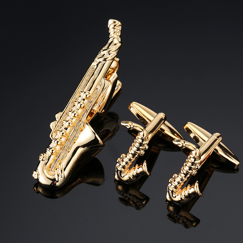 คุณภาพสูง Cuff Links เนคไทคลิป - Tie Bar Set Gift บทวิจารณ์และราคา