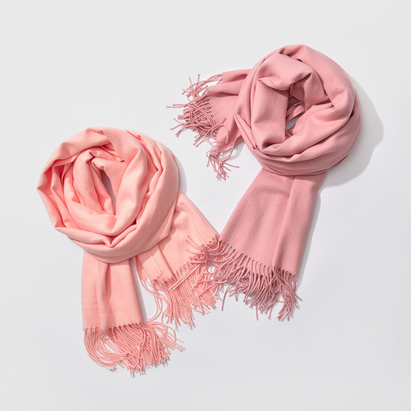 ผ้าพันคอไหมพัชมีนาเนื้อนุ่มขนา - Pashmina Wrap Large บทวิจารณ์และราคา