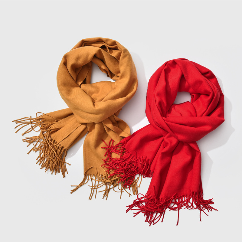 ผ้าพันคอไหมพัชมีนาเนื้อนุ่มขนา - Pashmina Wrap Large บทวิจารณ์และราคา