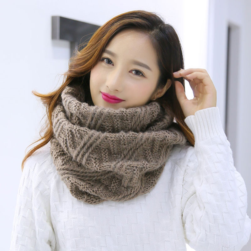 Unisex ฤดูหนาว Soft Chunky ถัก - Infinity Scarf Knit บทวิจารณ์และราคา